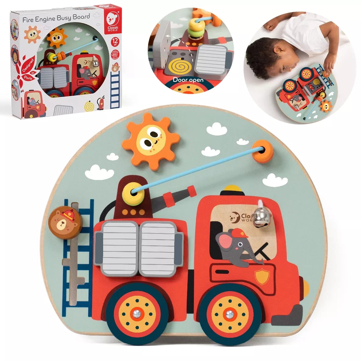 CLASSIC WORLD 6in1 daugiafunkcinė manipuliavimo lentos apsauga